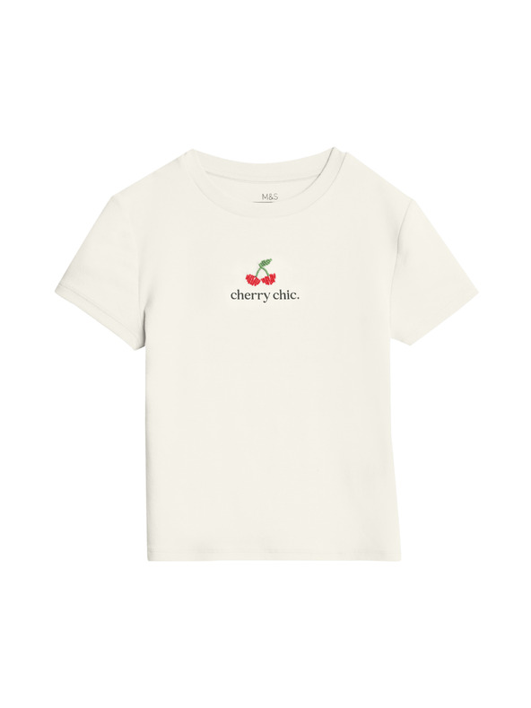 Marks & Spencer Тениска в цвят сметана Marks & Spencer