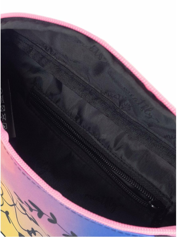 Meatfly Meatfly чантица за кръст X Pura Vida Taya Peach Flowers | Розова | Обем 2,5 л