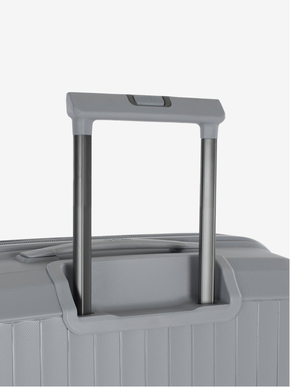 Heys Светлосив пътен куфар Heys Airlite L Grey