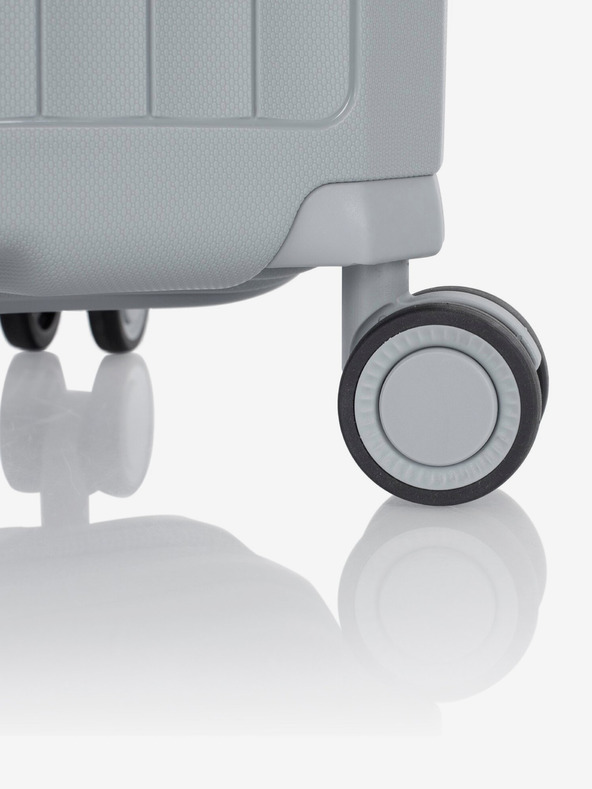 Heys Светлосив пътен куфар Heys Airlite L Grey