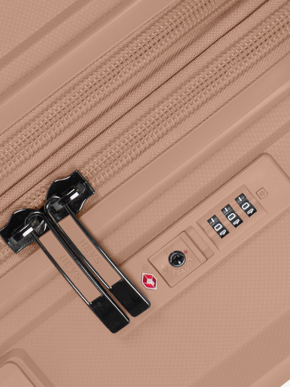 Heys Комплект от три пътни куфара в бежово Heys Airlite S,M,L Nude
