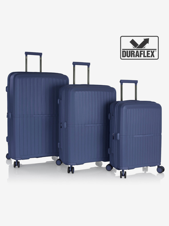 Heys Комплект от три пътни куфара в синьо Heys Airlite S,M,L Blue