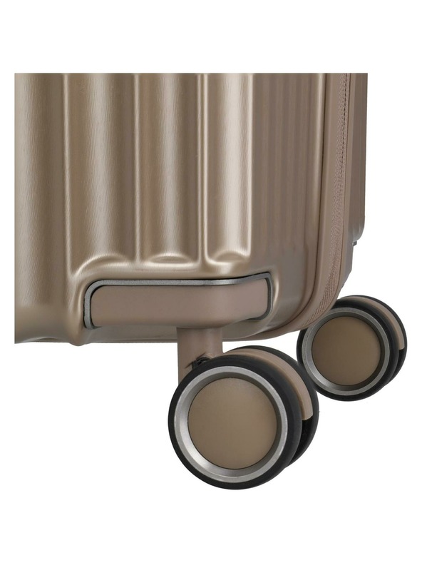 Travelite Пътен куфар Travelite Paros 4w L Cappuccino