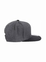 Meatfly Meatfly шапка с козирка Finester Snapback Dark Grey | Сив | Размер