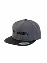 Meatfly Meatfly шапка с козирка Rens Snapback Dark Grey | Сив | Размер