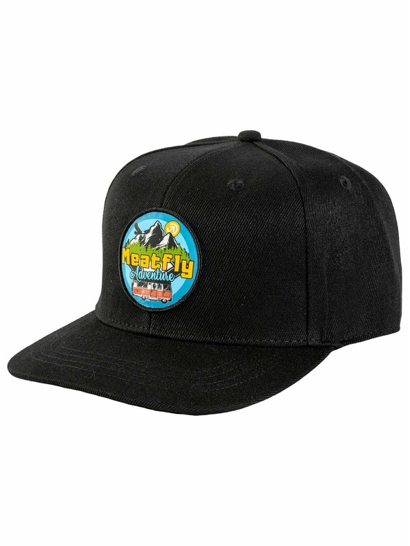 Meatfly Meatfly шапка с козирка Tyler Snapback Adventure Black | Черен | Размер