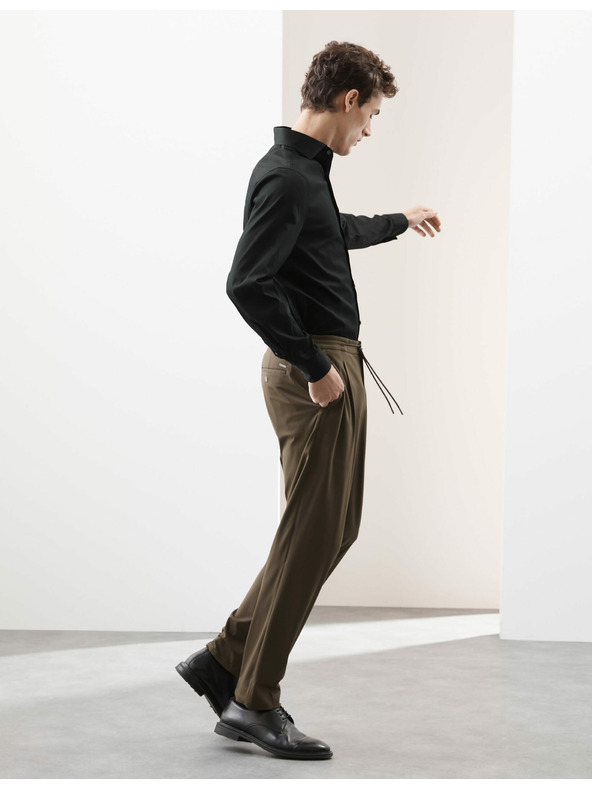 Marks & Spencer Риза с тесен силует Marks & Spencer черна