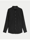 Marks & Spencer Риза с тесен силует Marks & Spencer черна