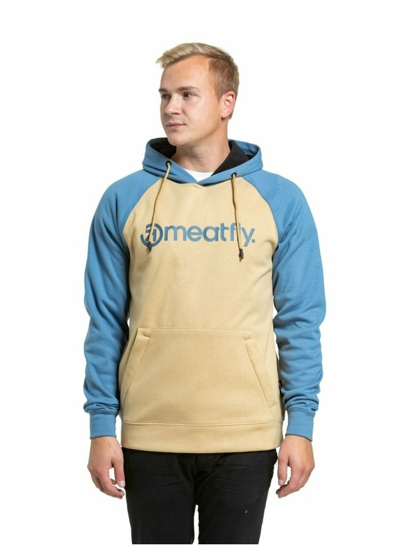 Meatfly Meatfly мъжки технически суитшърт Gravel Light Brown