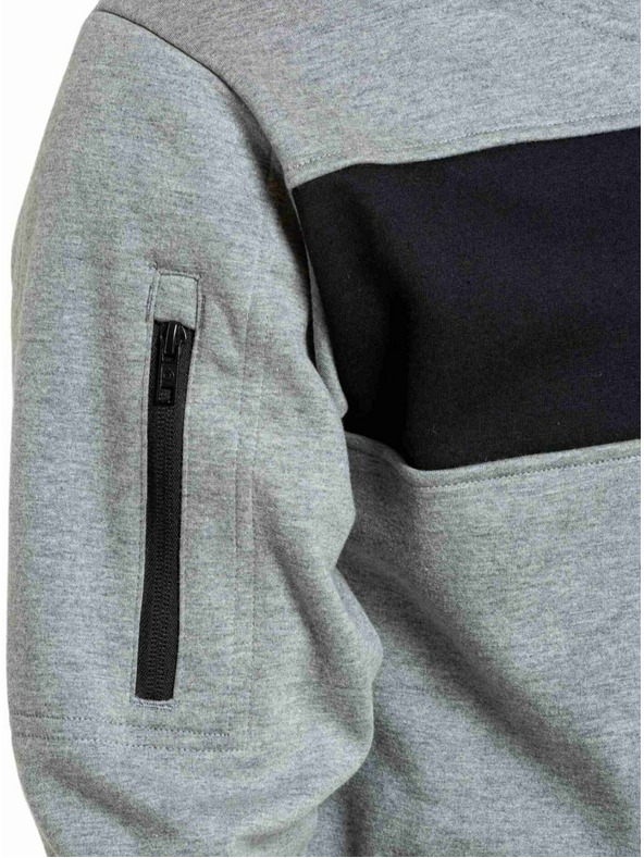 Meatfly Meatfly мъжки технически суитшърт Josh Grey Heather