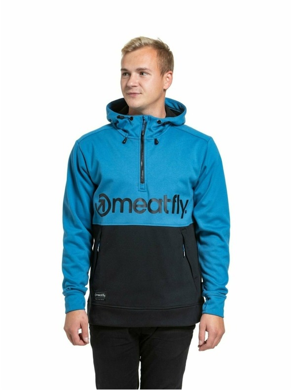 Meatfly Meatfly мъжки технически суитшърт Tason Blue / Black