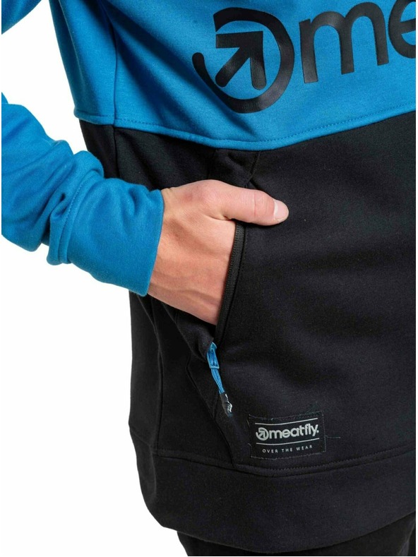 Meatfly Meatfly мъжки технически суитшърт Tason Blue / Black