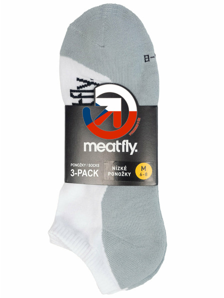 Meatfly Meatfly чорапи Boot Triple pack White | Бял | Размер