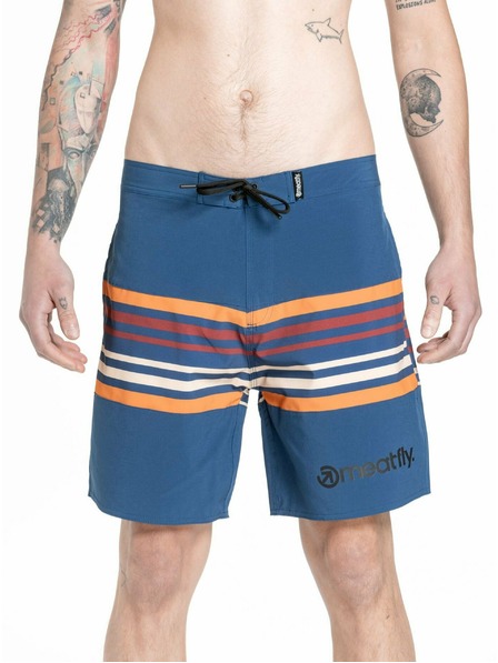 Meatfly Meatfly мъжки бански Ernie Boardshorts 19" Stripes Navy | Синя | Размер