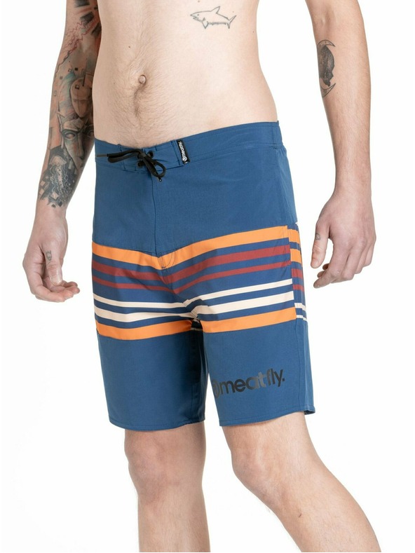 Meatfly Meatfly мъжки бански Ernie Boardshorts 19" Stripes Navy | Синя | Размер