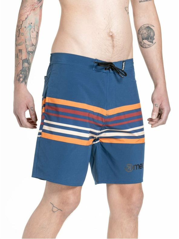 Meatfly Meatfly мъжки бански Ernie Boardshorts 19" Stripes Navy | Синя | Размер