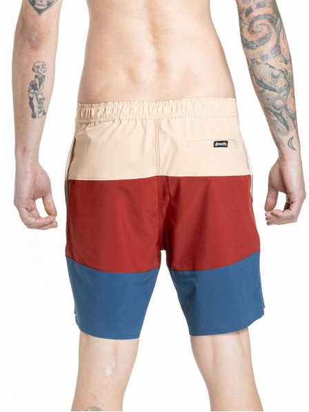 Meatfly Meatfly мъжки бански Ernie Boardshorts 19" Navy / Latte | Синя | Размер