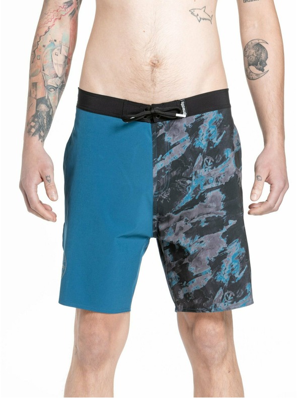 Meatfly Meatfly мъжки плувни шорти Ernie Boardshorts 19" Mossy Petrol | Синя | Размер