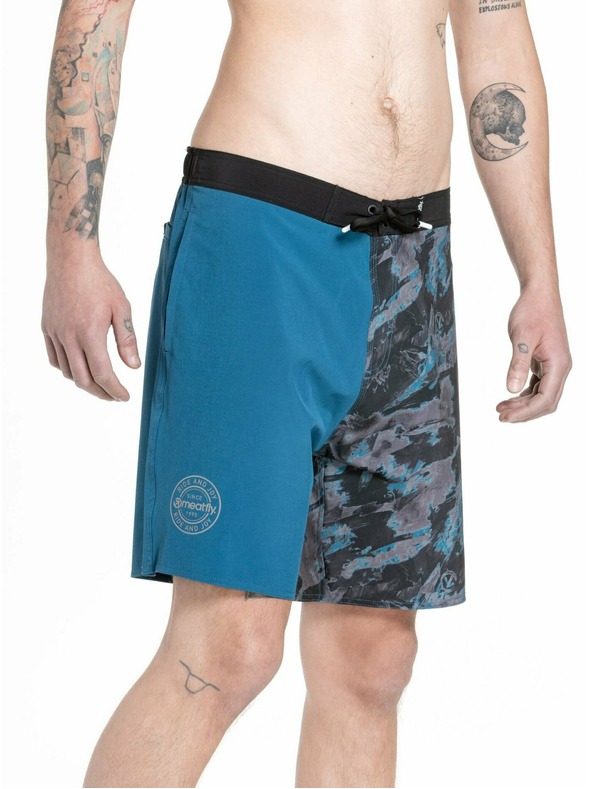 Meatfly Meatfly мъжки плувни шорти Ernie Boardshorts 19" Mossy Petrol | Синя | Размер