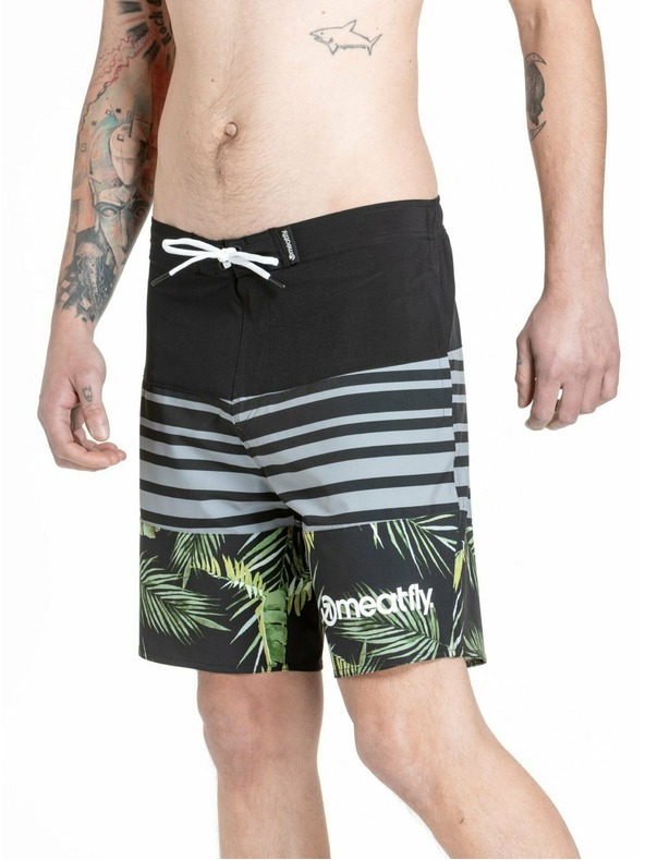 Meatfly Meatfly мъжки плувни шорти Ernie Boardshorts 19" Palm | Многоцветна | Размер