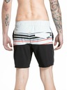 Meatfly Meatfly мъжки плувни шорти Keith Boardshorts 17" Light Grey / Red Orange | Сива | Размер