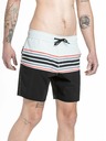 Meatfly Meatfly мъжки плувни шорти Keith Boardshorts 17" Light Grey / Red Orange | Сива | Размер
