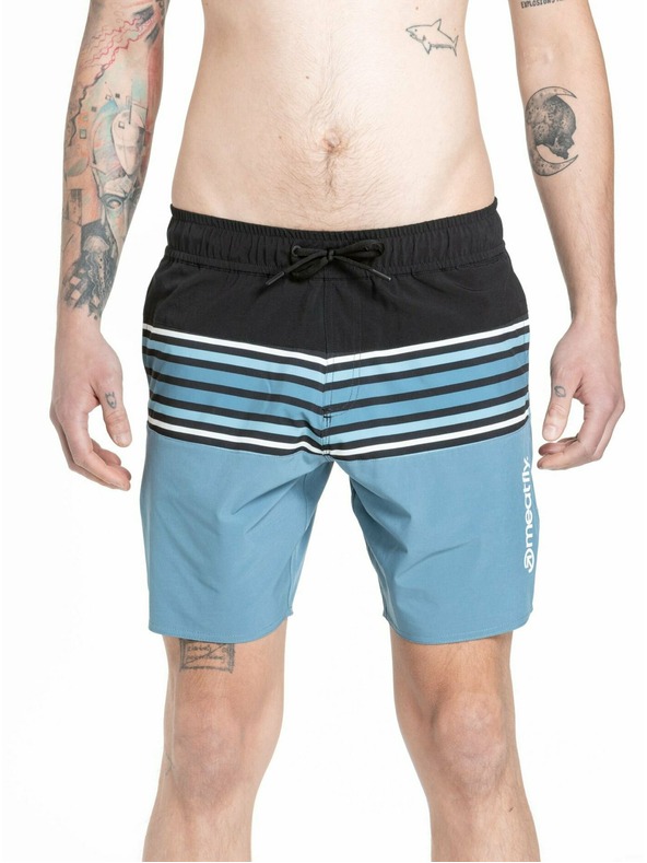 Meatfly Meatfly мъжки плувни шорти Keith Boardshorts 17" Slate Blue | Синя | Размер