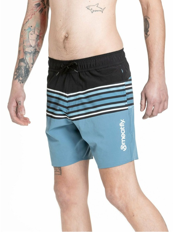 Meatfly Meatfly мъжки плувни шорти Keith Boardshorts 17" Slate Blue | Синя | Размер