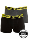 Meatfly Meatfly мъжки боксерки Balboa Boxershorts Double Pack Grey Heather/Black | Черна | Размер