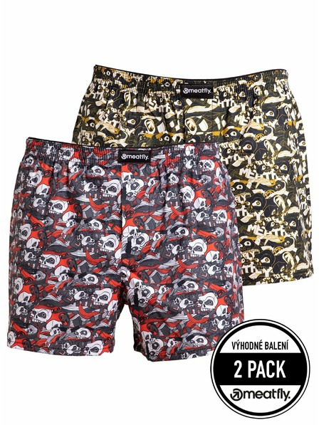 Meatfly Meatfly мъжки боксерки Agostino Graveyard | Черна | Размер