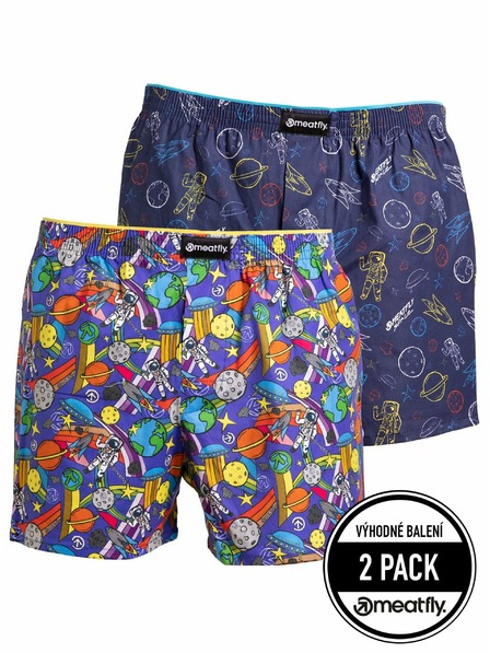 Meatfly Meatfly мъжки боксерки Agostino Cosmo | Синя | Размер