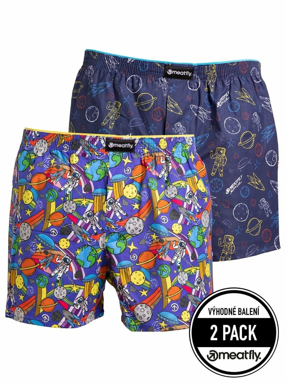 Meatfly Meatfly мъжки боксерки Agostino Cosmo | Синя | Размер
