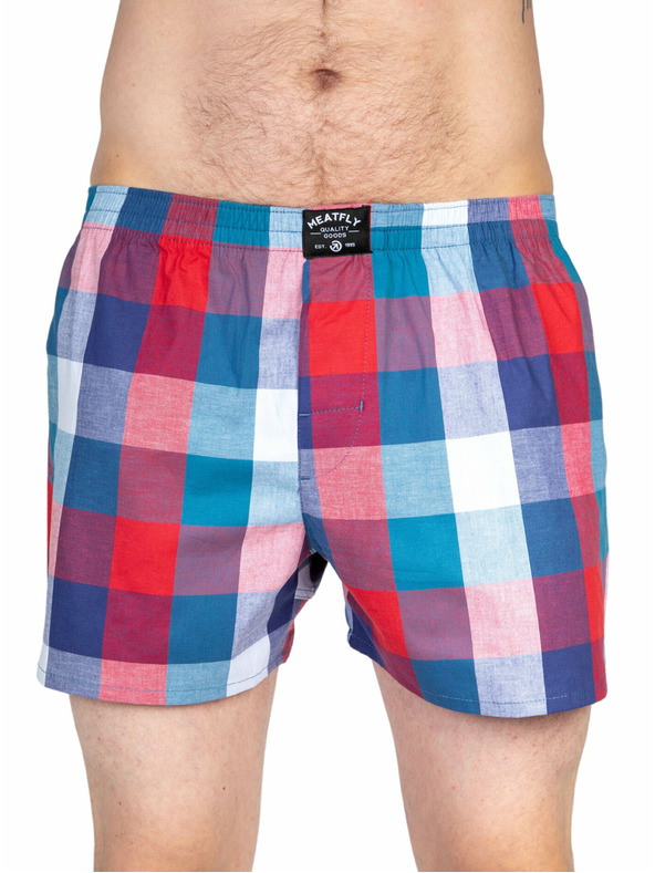 Meatfly Meatfly мъжки боксерки Doug Navy Red / Green | Червена | Размер