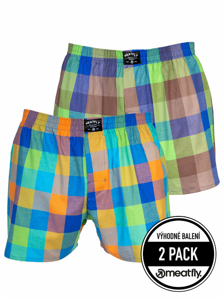 Meatfly Meatfly мъжки боксерки Doug Orange / Brown | Оранжеви | Размер