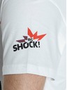 Meatfly Meatfly мъжка тениска Big Shock 8Bit White | Бяла | Размер