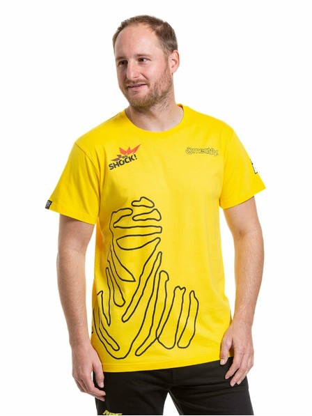 Meatfly Meatfly мъжка тениска Dakar Yellow | Жълта | Размер