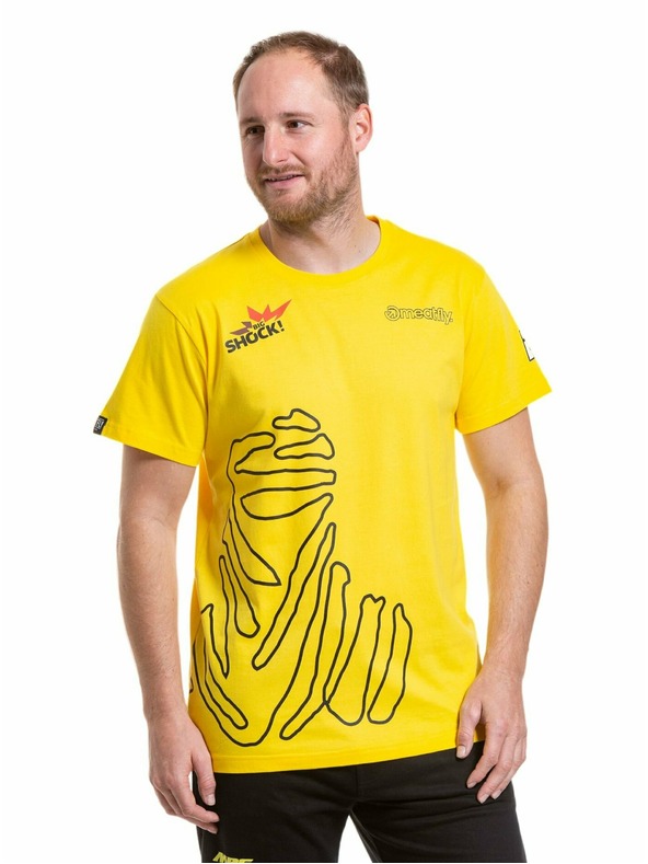Meatfly Meatfly мъжка тениска Dakar Yellow | Жълта | Размер