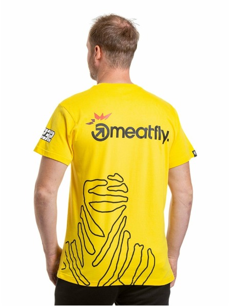 Meatfly Meatfly мъжка тениска Dakar Yellow | Жълта | Размер