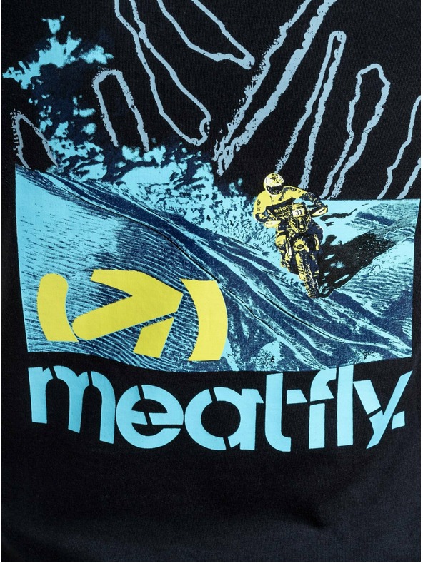 Meatfly Meatfly мъжка тениска Dakar Blue/Black