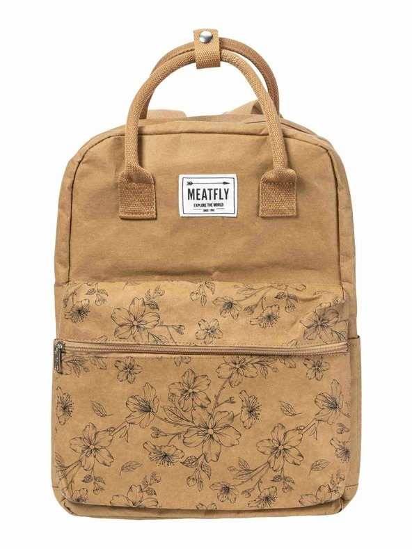 Meatfly Meatfly хартиена раница Cheery Blossom Brown 18 L