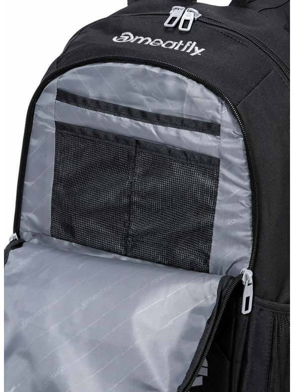 Meatfly Meatfly раница Basejumper Black 22 L + МОЛИВНИК БЕЗПЛАТНО | Черна | Обем 22 L
