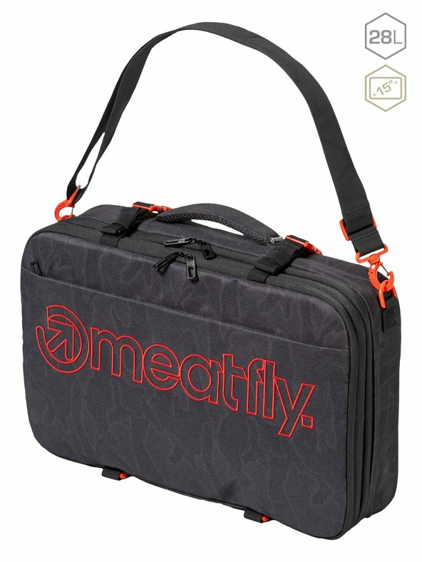 Meatfly Meatfly раница Riley Morph Black 28 L | Черна | Обем 28 L