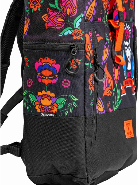 Meatfly Meatfly раница Holler Viva La Vida Black 28 L | Многоцветна | Обем 28 L