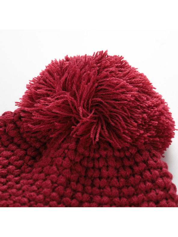 ALPINE PRO Зимна шапка с помпон ALPINE PRO GRANE анемон