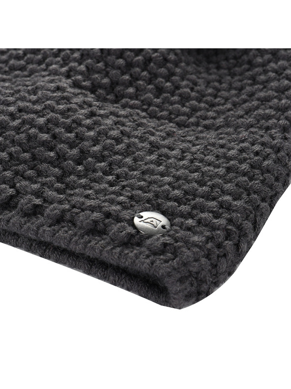 ALPINE PRO Зимна шапка с помпон ALPINE PRO GRANE тъмносив