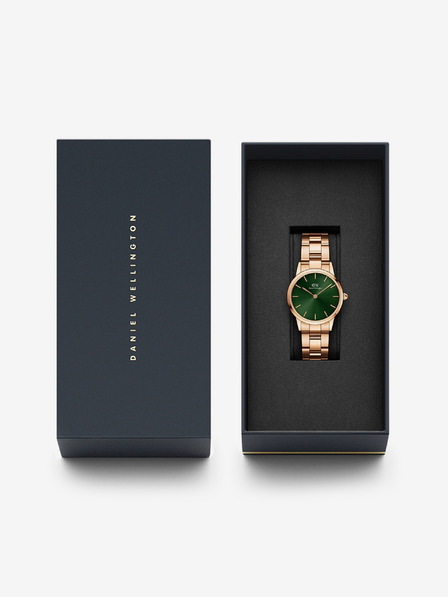 Daniel Wellington Дамски часовник в розово-златист цвят Daniel Wellington Iconic Emerald