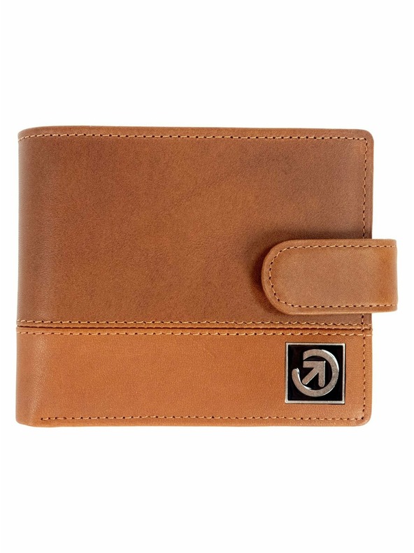 Meatfly Meatfly кожен портфейл Nathan Premium Brown | Кафяв | Размер