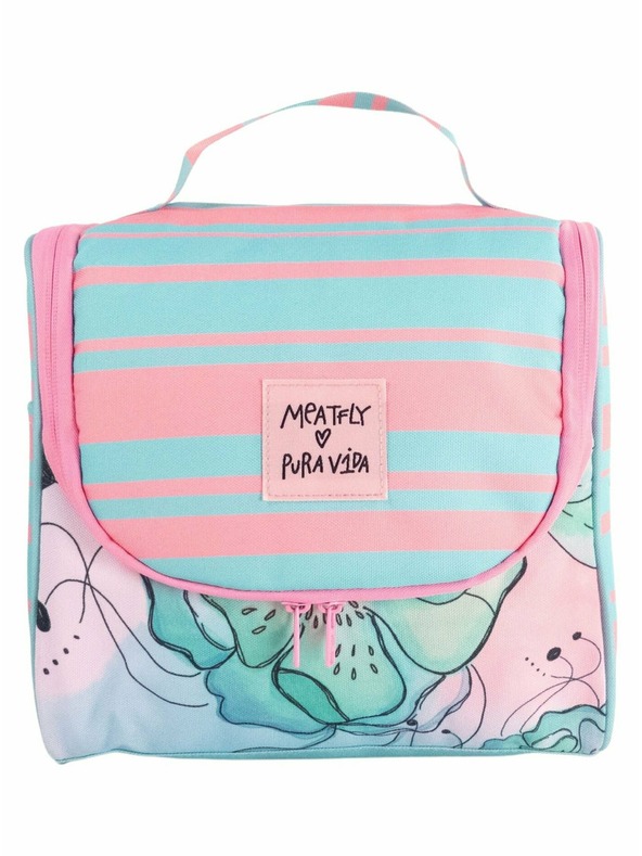 Meatfly Meatfly тоалетна чанта X Pura Vida Cara Mint Flowers