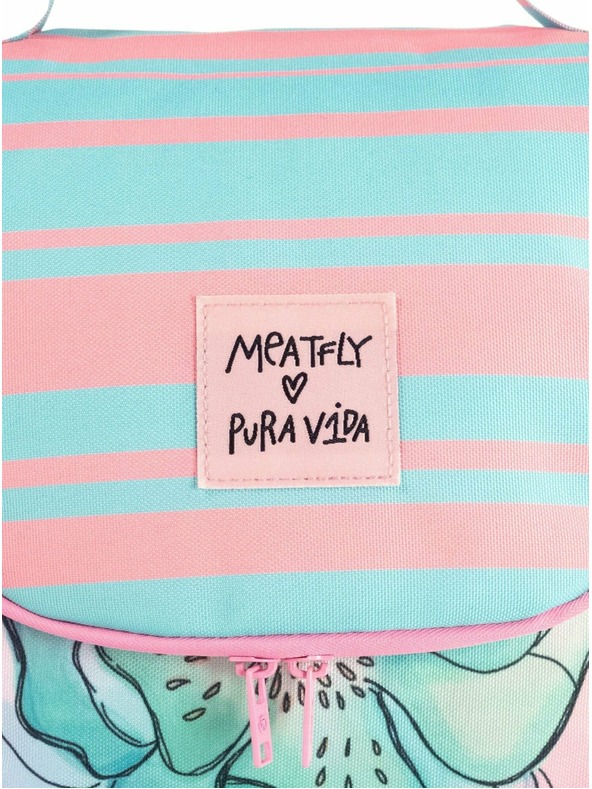 Meatfly Meatfly тоалетна чанта X Pura Vida Cara Mint Flowers