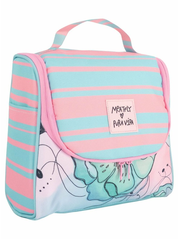 Meatfly Meatfly тоалетна чанта X Pura Vida Cara Mint Flowers